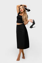 Klasikinė prijuostė su kišene darbui (juoda)