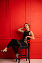 Prijuostė su leopardinėmis kišenėmis