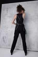 Odinė mini prijuostė susegama nugaroje