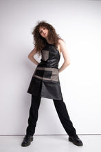 Dirbtinės odos "Unisex" prijuostė kirpėjams ir kirpėjoms, manikiūro meistrams