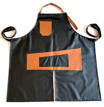 Dirbtinės odos "Unisex" prijuostė kirpėjams ir kirpėjoms, manikiūro meistrams