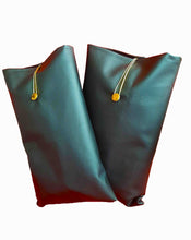 Raudona odinė prijuostė "Grožio meistrė"