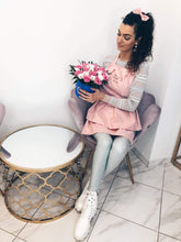 Pelenų rožės spalvos prijuostė "Grožio meistrė"