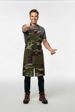 Kareiviška prijuostė vyrams iš kamufliažinės medžiagos