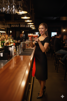 Universali (unisex) prijuostė su kišenėmis