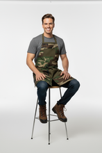 Kareiviška prijuostė vyrams iš kamufliažinės medžiagos