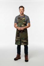 Kareiviška prijuostė vyrams iš kamufliažinės medžiagos